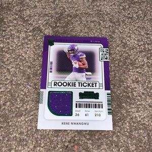 Rookie ticket kene nwangwu football card